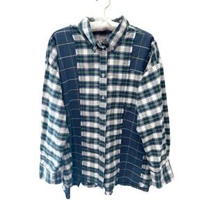 URBAN OUTFITTERS BDG Patchwork Plaid Button Down Shirt Oversized | Small